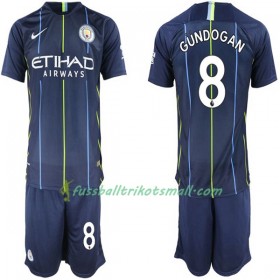 Fußballtrikots Manchester City Gundogan 8 Kinder 2018-2019 Kurzarm Auswärts-trikot kaufen